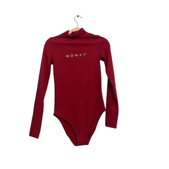 Monat longsleeve bodysuit maroon - Picture 2 of 6